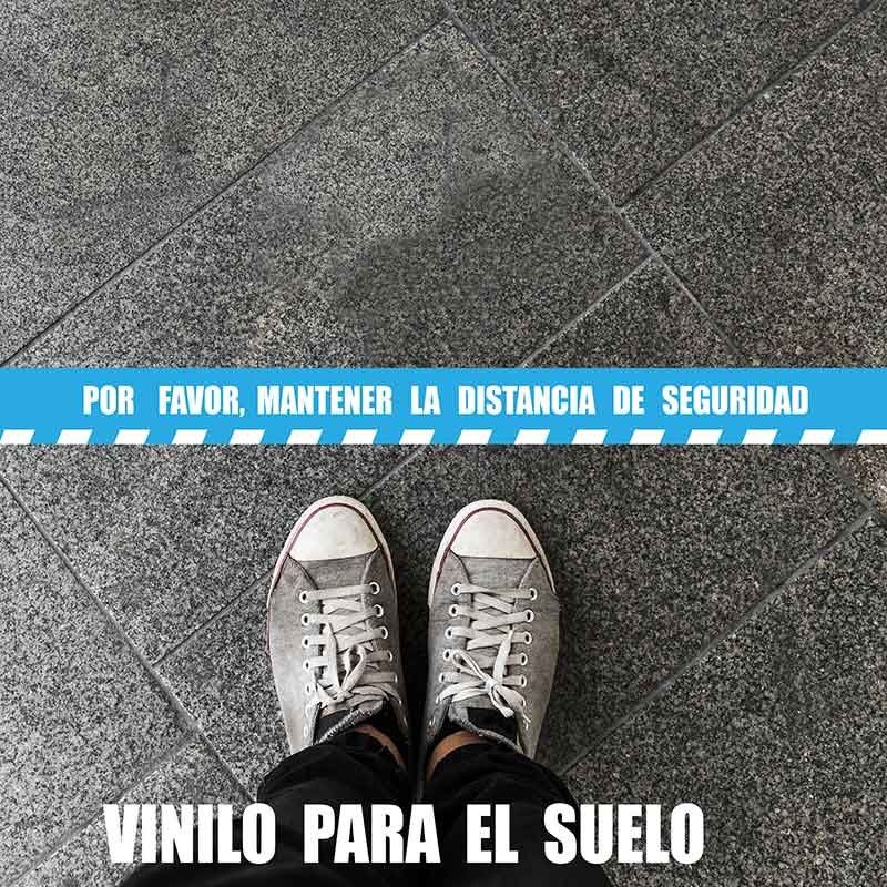 Vinilo cintas de 100x10 cm para suelo