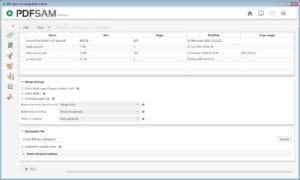 Combinar archivos con PDF SAM basic